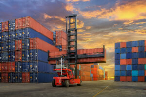 industrial container yard logistic import export business